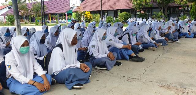 Tegakkan Prokes Covid-19, KPU Goes to School