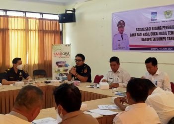 Bersama Bea Cukai, Bappeda Dompu Sosialisasikan DBH CHT