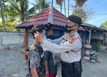 Polres Sumbawa Rutin Laksanakan Operasi Prokes di Objek Wisata