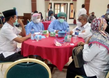 Pemkab Dompu, Gencar Lakukan Vaksin Antivirus Covid-19