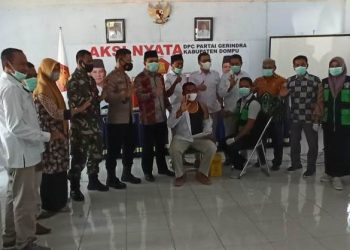 DPP Programkan Sejuta Vaksin, DPC GERINDRA Dompu Aksi Nyata Seribu Vaksin
