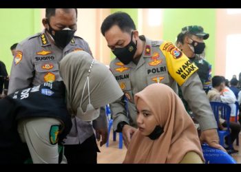 982 Orang Berhasil Divaksin Pada Vaksinasi massal Oleh Alumni AKABRI 89