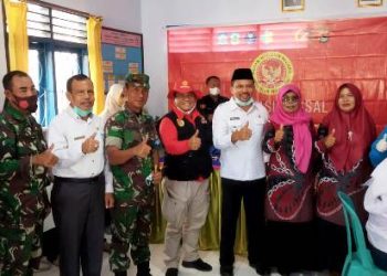 Binda NTB Pantau Pelaksanaan Vaksinasi Antivirus Covid-19 di Kabupaten Dompu