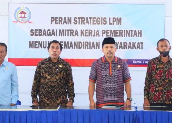 Bupati AKJ Ngajak LPM Bangkitkan Kemandirin Masyarakat Desa
