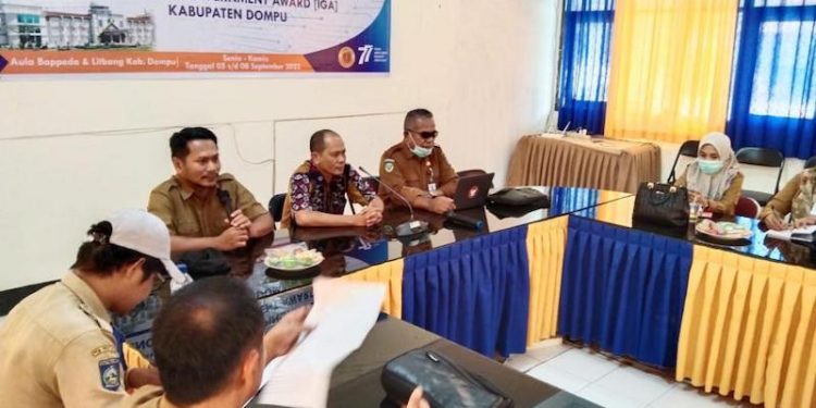 BRIDA NTB Dampingi Pengimputan Data Inovasi Perangkat Daerah Kabupaten Dompu