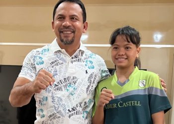 Wakili NTB, Wulan Komalasari dan Irfan, Ikuti Kejurnas Tenis Meja di Manado