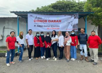 Isi Bulan K3 Nasional Tahun 2023, PT SMS Gelar Donor Darah