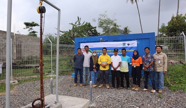 PT STM Serahkan Bantuan Fasilitas Air Bersih Untuk Warga Desa Marada