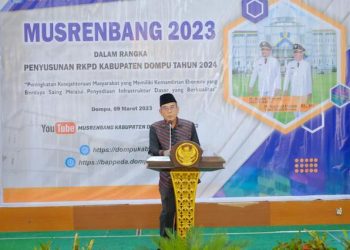 Penyampaian Wabup Syahrul Parsan Pada Musrenbang Kabupaten Dompu 2023