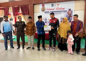 Pemkab Dompu Sambut Meriah Atlit Peraih Medali Emas Sea Games Kamboja 2023