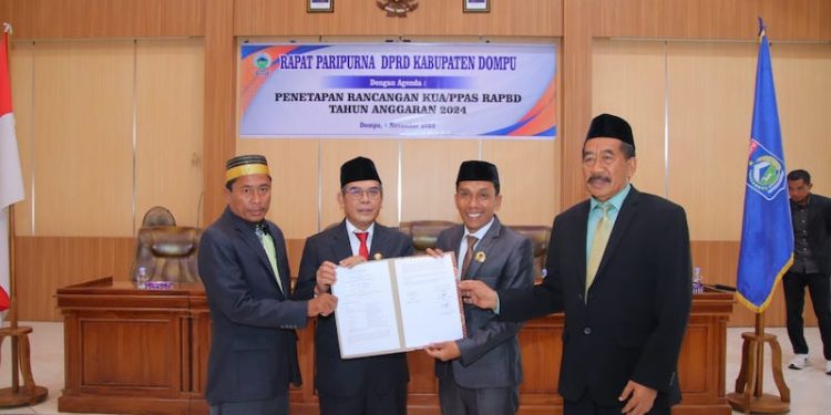 Rapat Paripurna DPRD Dengan Agenda Penetapan Rancangan KUA PPAS RAPBD 2024