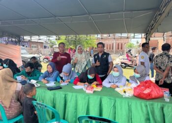 Dikes Laksanakan Pemeriksaan Dahak di Penutupan TMMD 120
