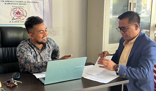 Kisman Pangeran, Mendaftar di Musyorkablub KONI Dompu