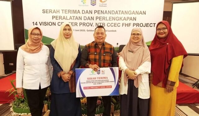 Komitmen Lawan Mata Katarak, Dikes Dompu Dapat Bantuan dari FHF Project