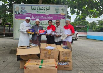 INTI dan JMSI NTB Berbagi Berkah di Ponpes Nurul Madinah Kuripan