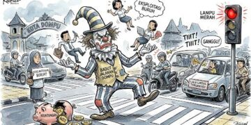 Badut Jalanan di Dompu Dinilai Ganggu Ketertiban