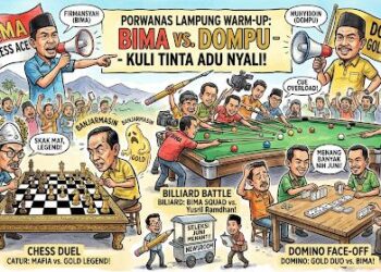 Pemanasan Jelang Porwanas Lampung, PWI Kabupaten Bima Siap Jajal Kekuatan PWI Dompu