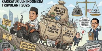 Utang Luar Negeri Indonesia Kuartal I-2026 Capai US$433,4 Miliar, Tren Pertumbuhan Melambat