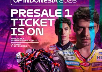 Tiket Early Bird Sold Out, ITDC Buka Penjualan Presale 1 Tiket Pertamina Grand Prix of Indonesia 2026