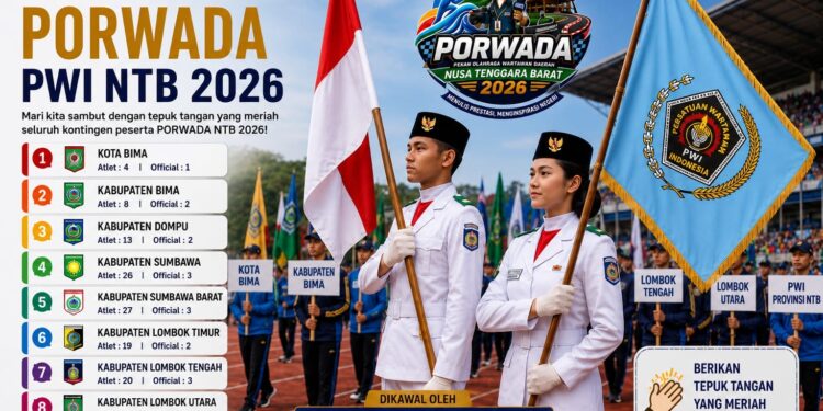 Persiapan Porwada PWI NTB 2026 Rampung 100 Persen, Gubernur Iqbal Dijadwalkan Hadir