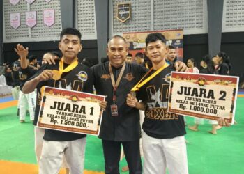 Dua Petarung Muda Dompu Sumbang Emas dan Perak, NTB Rebut Juara Umum 2 BHS Cup III 2026