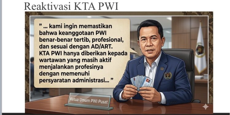 PWI Pusat Buka Program Reaktivasi KTA Biasa dan Peningkatan KTA Muda, Pendaftaran Dibuka 3 Agustus